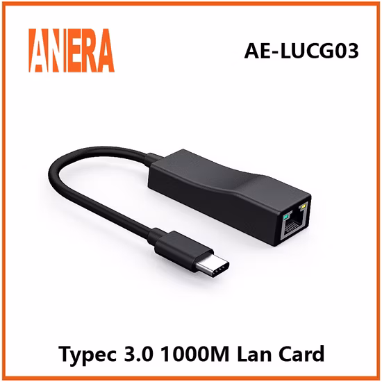 Высокоскоростной адаптер USB Typec 3.0 к Ethernet RJ45 Сетевая карта Сетевая карта